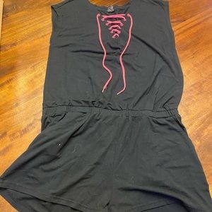 Black Black short romper